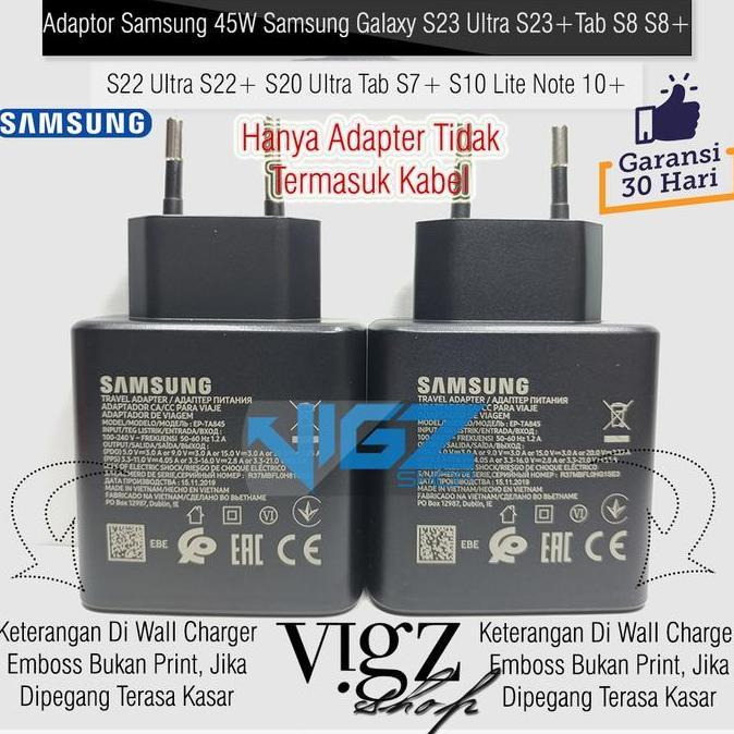 Adapter Samsung 45W Samsung Galaxy 23 Ultra 22 Ultra S23+ Original