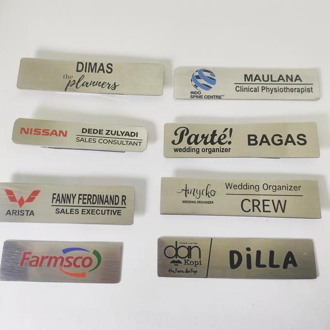 Pin magnet / Name tag magnet / Nama dada magnet
