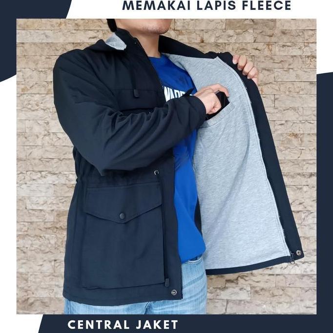 Cool- Jaket Parka Pria Hh Quality Bahan Tebal - Jaket Parka Parasut