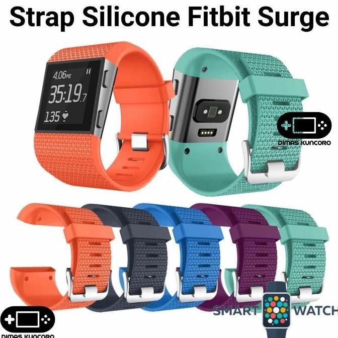 Strap Silicone Fitbit Surge Silicon Tali Jam Karet Smartwatch