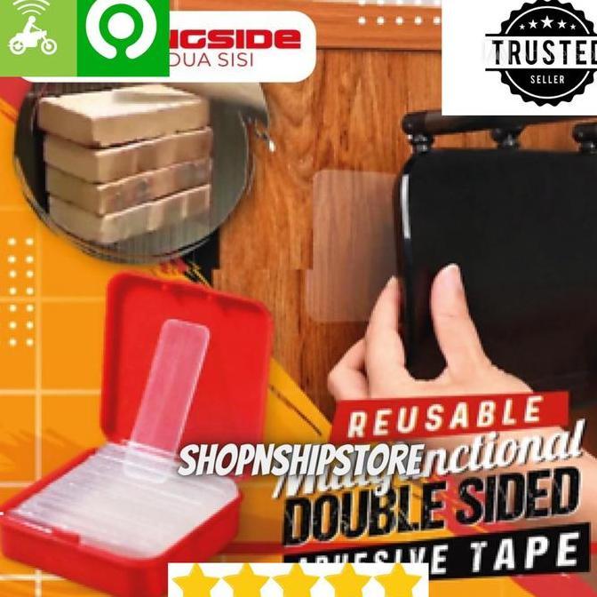 QUIR BONDING SIDE Double Tape Merekat duasisi kuat transparan dan elastis