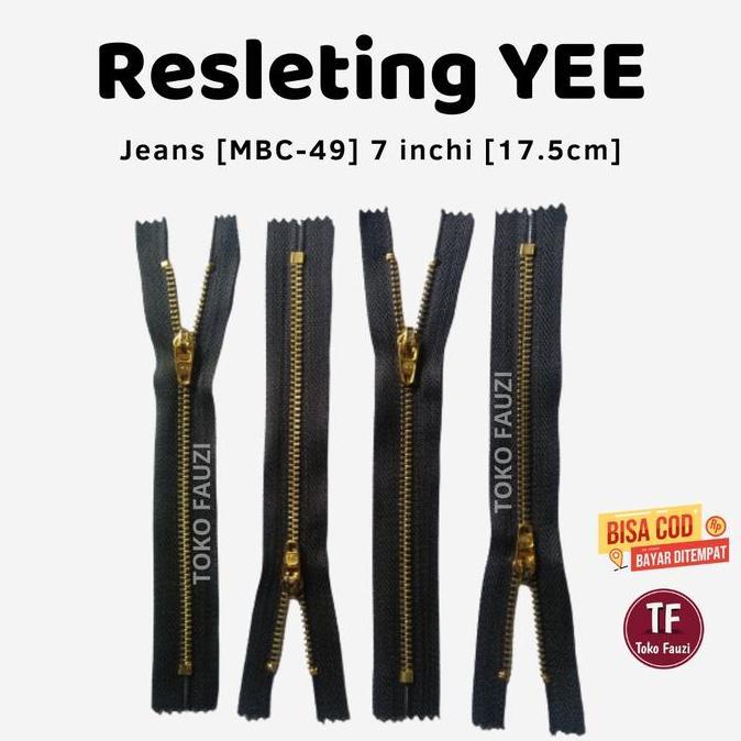 Resleting JEANS MERK "YEE" Harga Satuan Alqshop