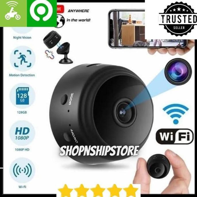 ANI Spy IP HD Mini Camera Kamera CCTV Gantung Night Vision 360eyes