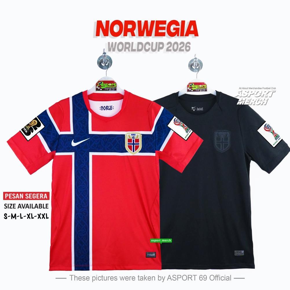 Jersey NORWEGIA Home away 2026 World Cup Baju Bola NORWEGIA HOME AWAY Pildun 2026