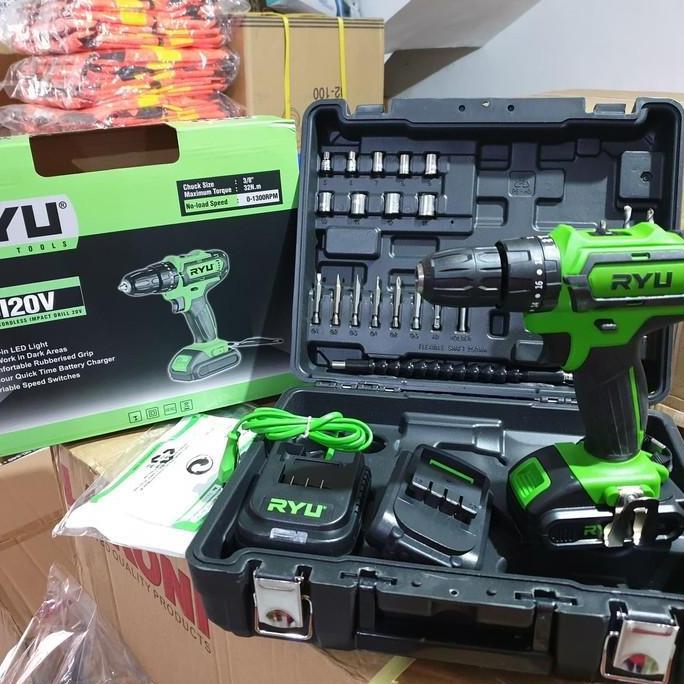 RYU MESIN BOR IMPACT DRILL 20V CORDLESS RCI20V - MESIN BOR ORIGINAL