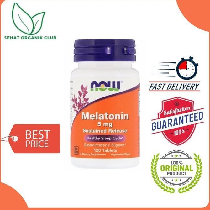 Now Foods Melatonin 5 mg 120 Tablets