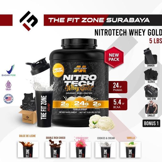 Muscletech Nitrotech Whey Gold 5,03 Lbs Whey Protein