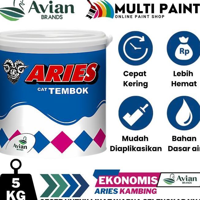 Avian Cat Tembok Aries Kambing 5Kg Avian Aries 5Kg Cat Tembok Aries Cat Dinding Ekonomis Avian 5Kg