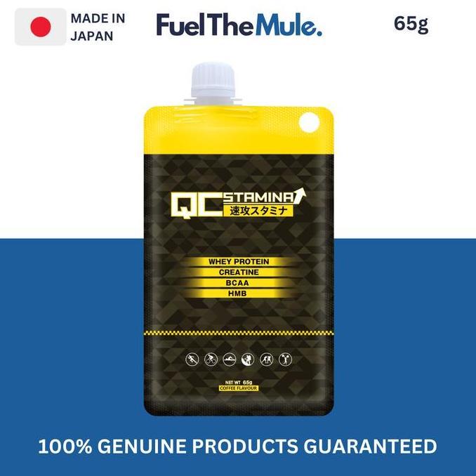 QC Stamina Energy Supplement ( Whey Protein Creatine BCAA HMB ) for Marathon Cycling Triathlon Trail
