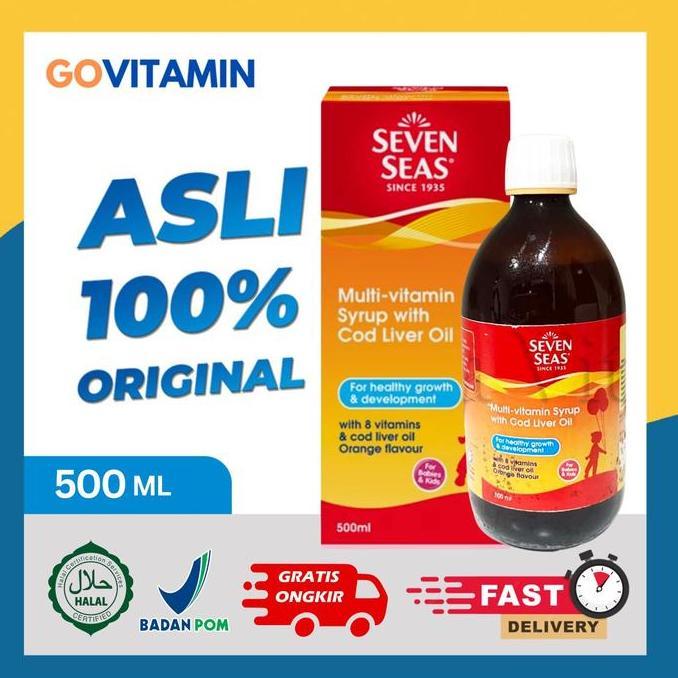 Seven Seas MultiVitamin Syrup With Cod Liver Oil 500ml
