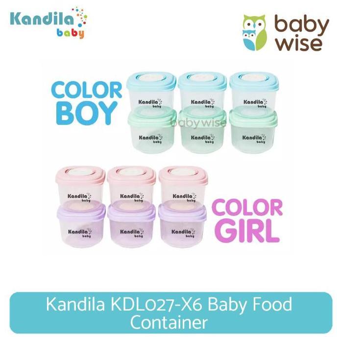 Kandila KDL027-X6 Baby Food Container - Wadah MPASI