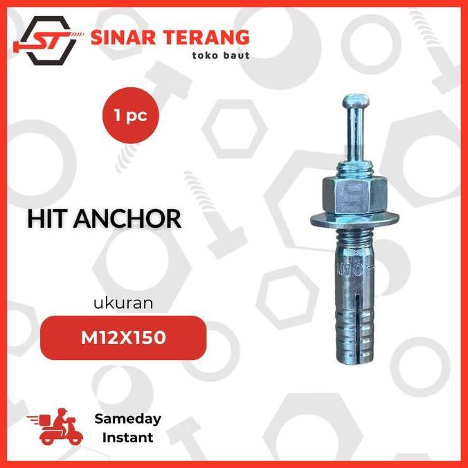 HIT Anchor M12x150 - High Anchor dynabolt ketok 12x150 (15cm)