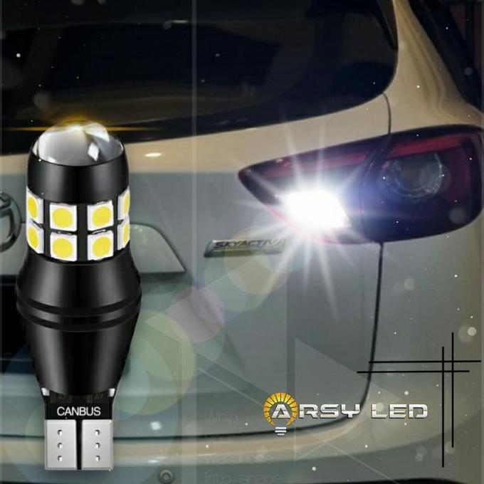 DI109 - ARSYLED Lampu LED Mundur T15 T16 w16w Mobil Mazda CX5 CX3 Mazda2 CX-5 CX-3
