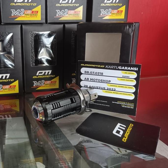 Duromoto m2 pro lampu motor mobil soket h4