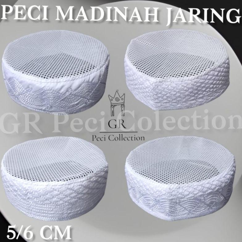 BESTPROMO PECI KOPIAH IKAF MADINAH JARING TERBAIK PREMIUM TINGGI 5/6 CM TERLARIS / PECI MADINAH JARI