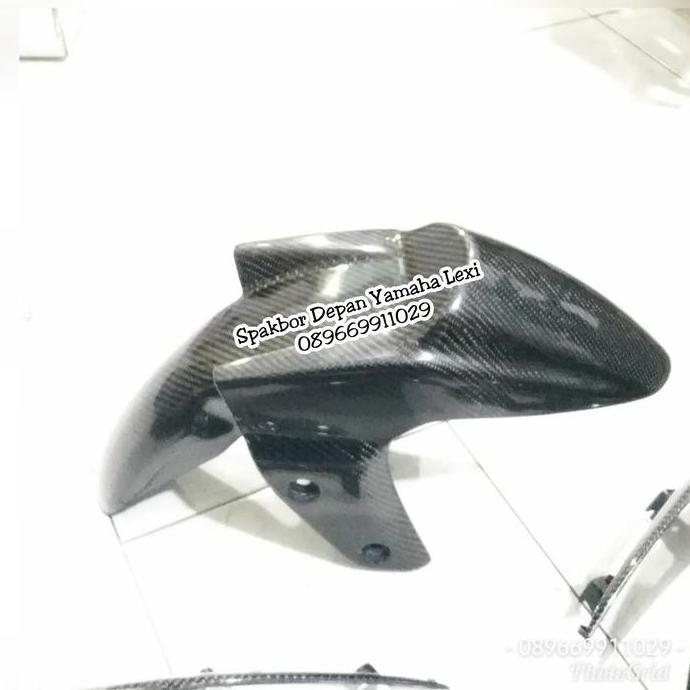 * SPAKBOR DEPAN CARBON KEVLAR YAMAHA LEXI INCLUDE PART ORIGINAL ''