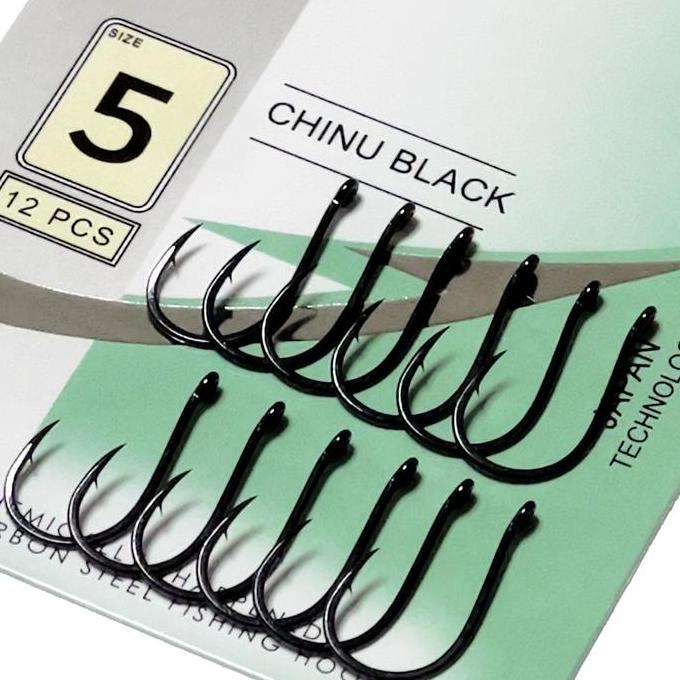 Pesca - Kail Pancing Hemus Chinu No.0.5, 0.8,1 Sd 12 Black