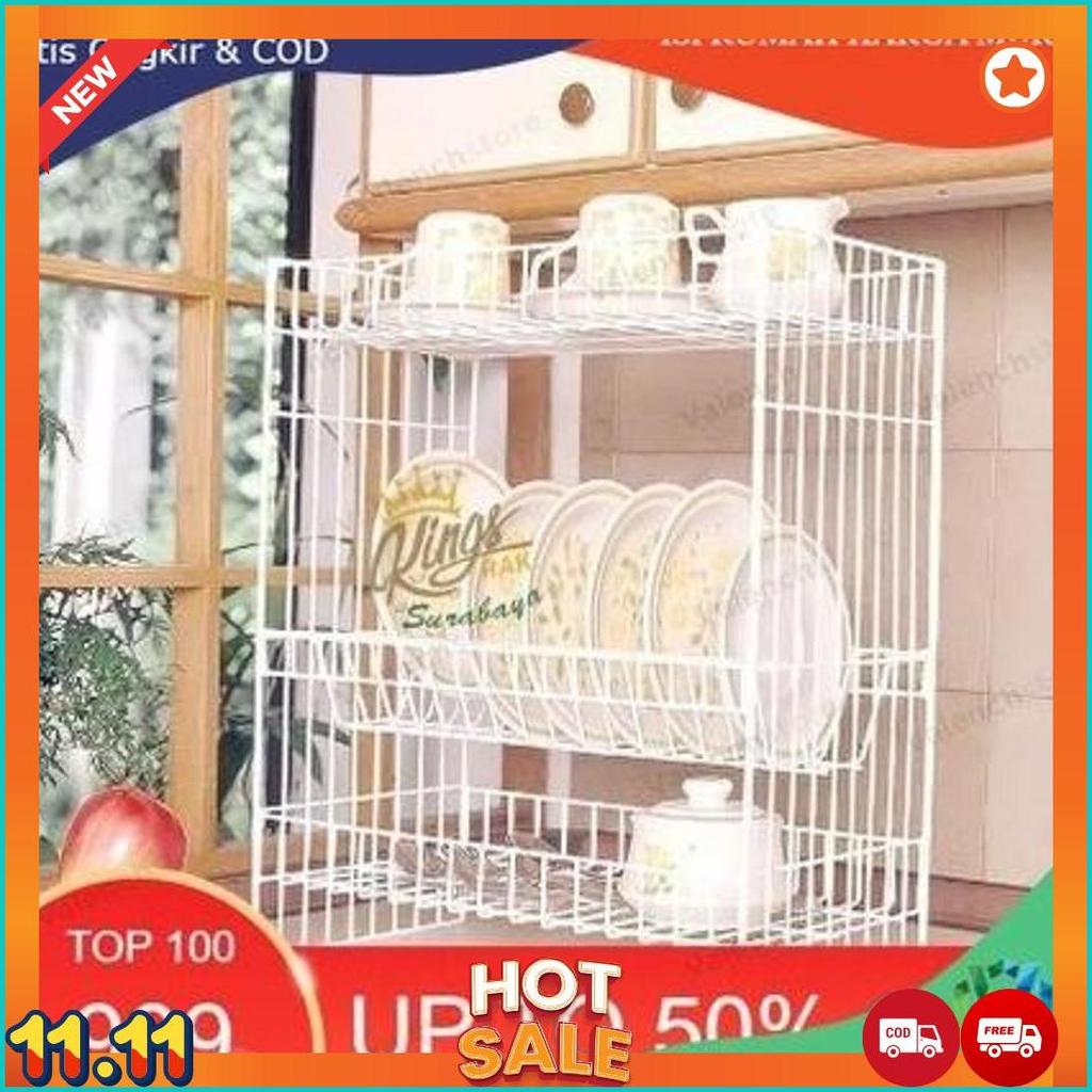 RAK PIRING RPK 03 ANTI KARAT/ RAK PIRING SUSUN 3 / RAK PIRING RPK 03 / RPK 03 / RAK GELAS / RAK DAPU