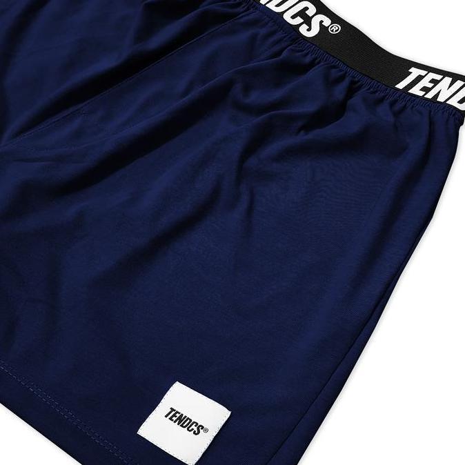 Boxy- Tendencies Navy Plain Woven Wht Boxer