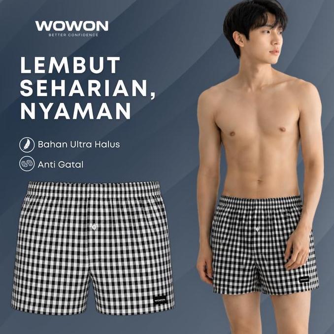 Wowon Celana Dalam Pendek Boxer (Celana Pendek Daleman & Tidur )