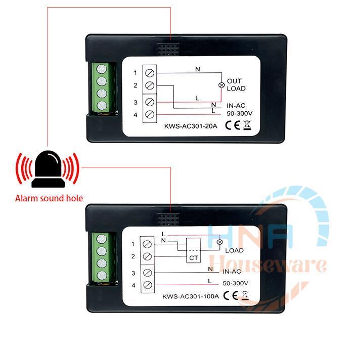 KWS 301 AC WATT METER DIGITAL 8IN1 KWH KWS AC-301 100A VOLT AMPERE ORIGINAL DAN TERPERCAYA