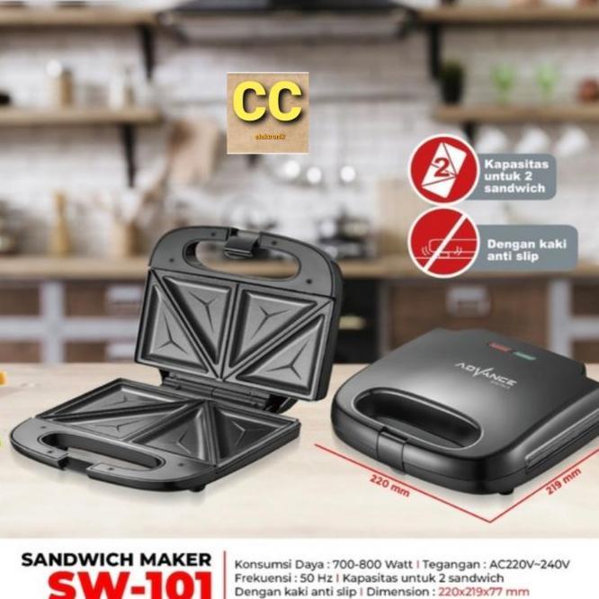 Advance Waffle Maker Pemanggang Roti Advance Sw-101 Sw101 Sw 101 Sw - 101 / Stand Mixer Advance Mx 1