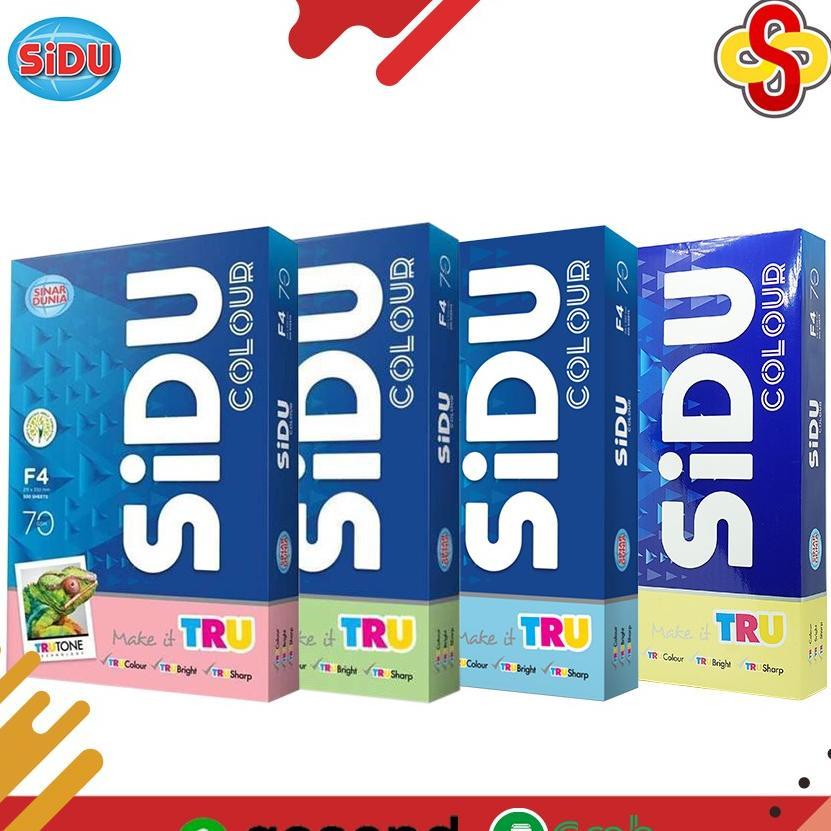 Kertas Hvs Warna Sidu Colour F4 70 Gr