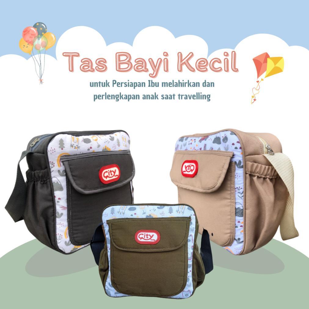 BESTPROMO Tas Bayi Kecil Multifungsi / Tas Bayi Lucu Print