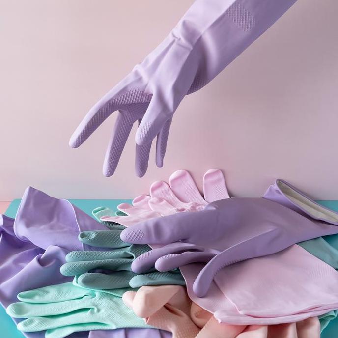Daimaru Handyjoy Gloves Sarung Tangan Latex Anti Slip Tahan Lama Tebal Nyaman 3 Warna