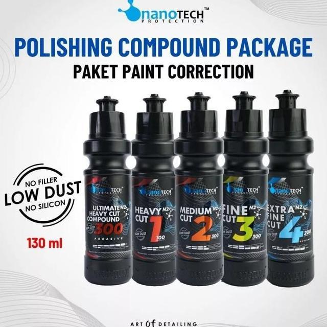 Paket Compound Polish 300 Step 1 2 3 4 Poles Kompon