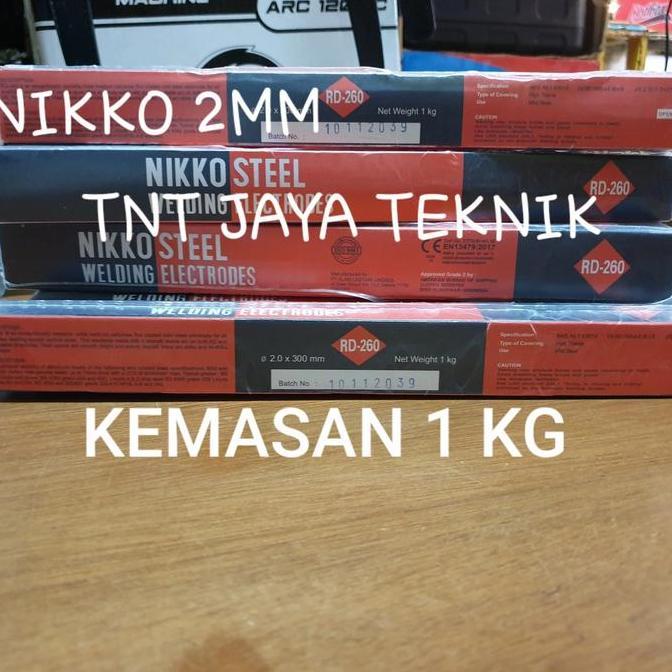KAWAT LAS NIKKO STEEL RD 260 2 MM / KAWAT LAS NIKKO RD260 2MM