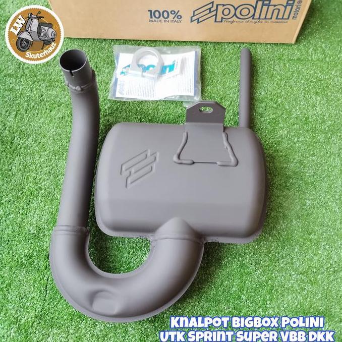 * KNALPOT BIGBOX POLINI 150CC SUPER VBB SPRINT DKK //