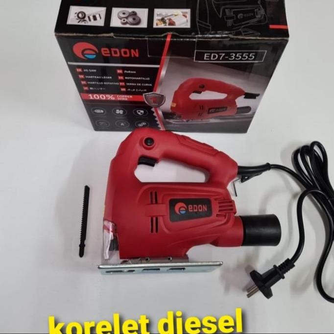 Jigsaw kayu Listrik EDON Gergaji Triplek Listrik EDON ED73555