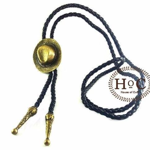 Dasi Bolo Tie Cowboy Bronze Bolo