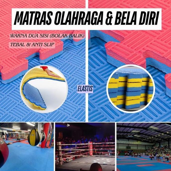 MATRAS TAEKWONDO ANTI SLIP - MATRAS OLAHRAGA BELADIRI - MATRAS TAEKWONDO PUZZLE - KARPET BELA DIRI