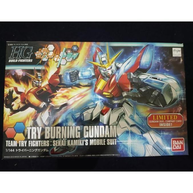 HG 1/144 TRY BURNING GUNDAM BANDAI HGBF TTOYS