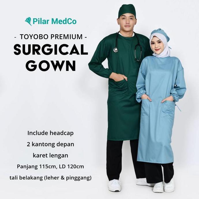 PREMIUM / Surgical Gown TOYOBO - Gown Medis | Gown APD | APD Medis | APD Gown | Baju APD Medis | Gou