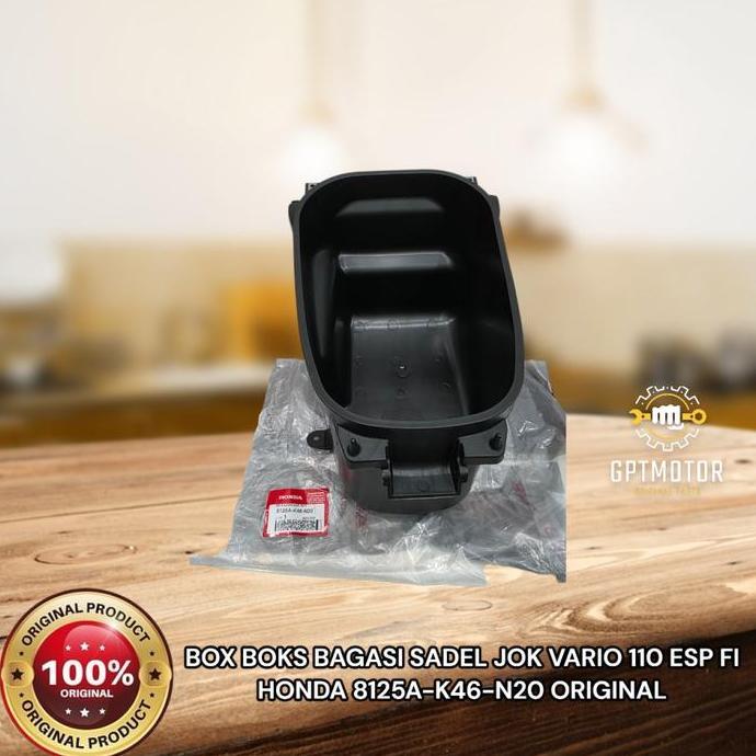 BOX BOKS BAGASI SADEL JOK VARIO 110 ESP FI HONDA 8125A-K46-N20 ORIGINAL