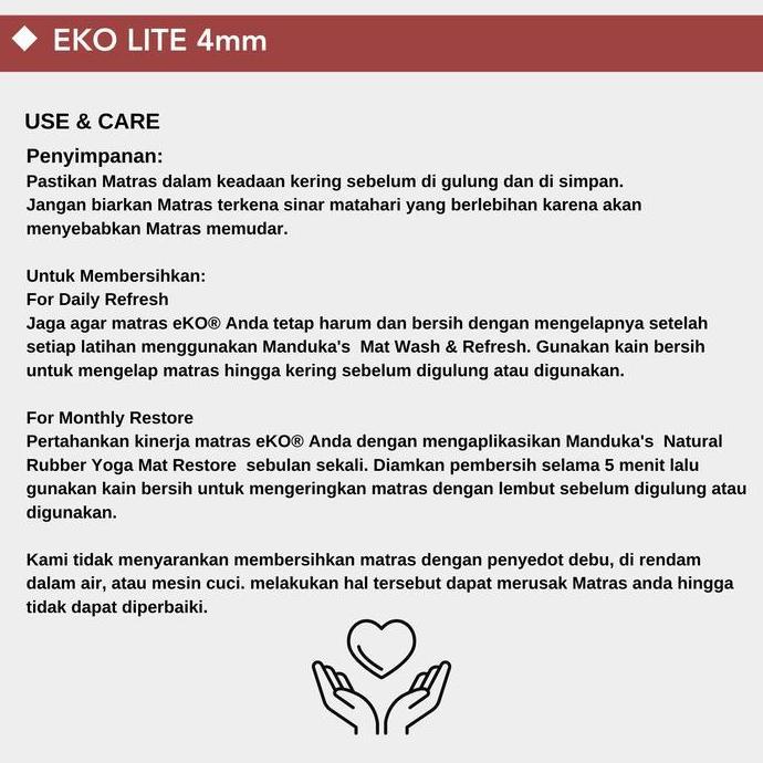 Matras Yoga Manduka Eko Lite 4mm