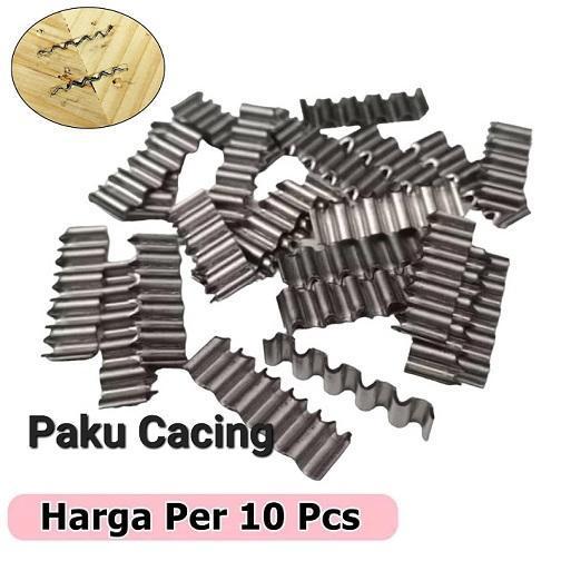 10 Pcs Paku Cacing Penyambung Kayu Triplek Corrugated Nail Fast Ukuran 10mm / 12mm / 16mm Paku sambu