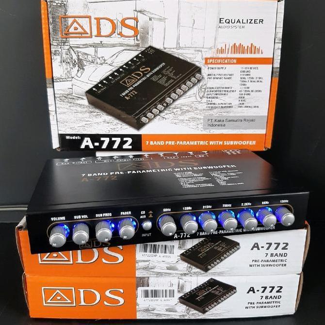 PreAmp Equalizer Parametrik Audio High Quality Pre Amp ADS 772
