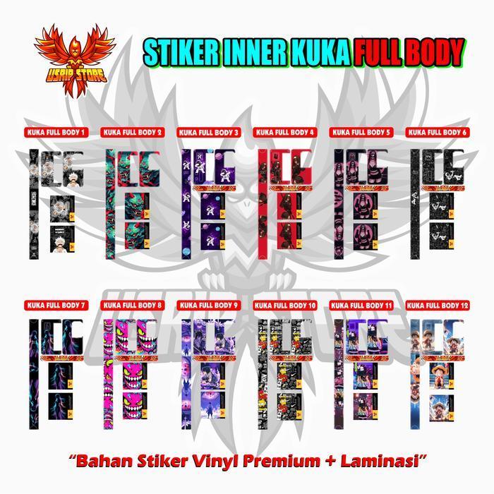 STIKER GARSKIN KUKA FULL BODY / INNER KUKA FULL BODY / KUKA FULL BODY