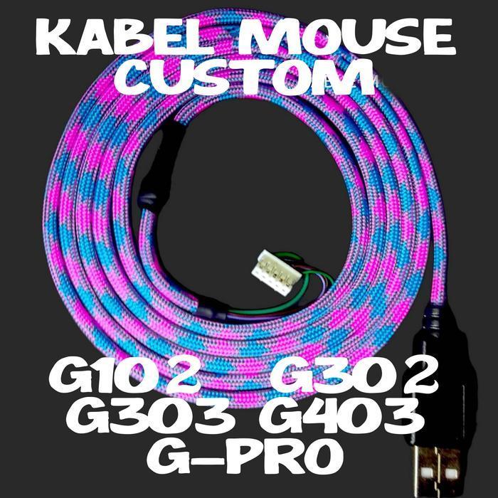 Kabel Mouse Logitech g102 g203 g302 g303 g403 g502 g-pro Custom Paracord