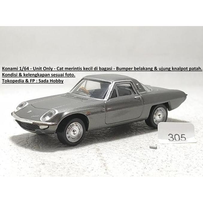 KONAMI 1/64 MAZDA COSMO SPORT (L108) 1968 GREY UNIT ONLY MINUS MIX99
