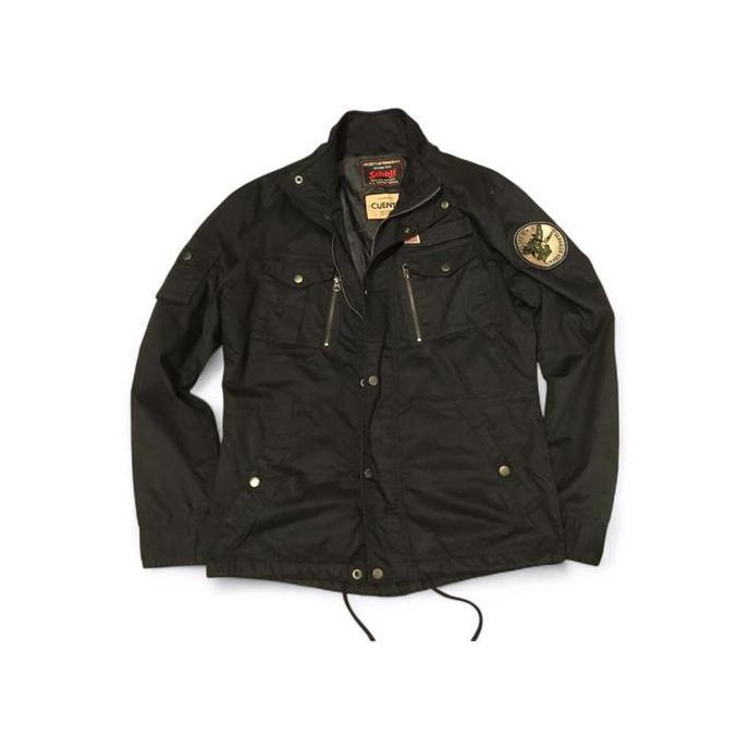 PREMIUM / Schott perfecto X Cuento green hornets Field Jacket Us Parka black colorway Size M Fast