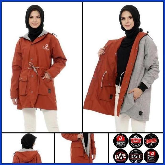 PREMIUM / Jaket Parka Hijab | Davis | Murahh
