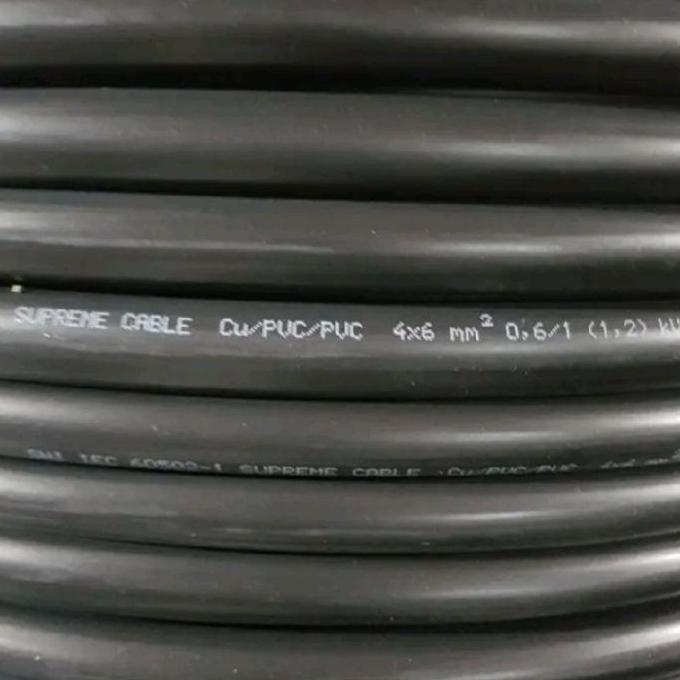 NEW SUPREME NYY KABEL KAWAT TEMBAGA 4X6MM 100M