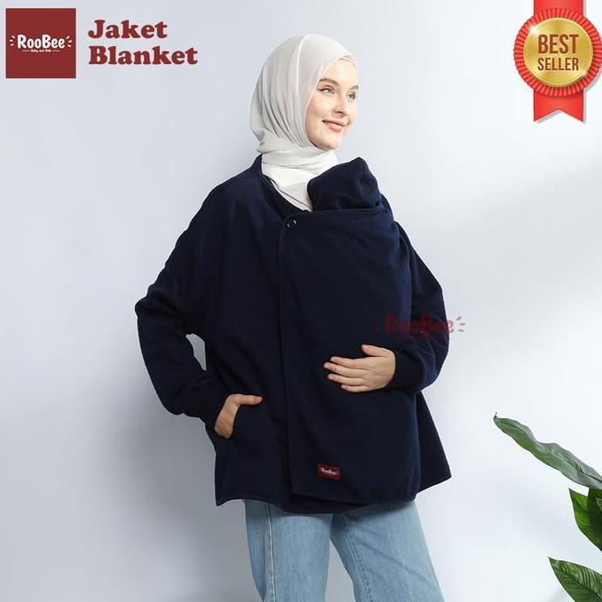 Jaket Blanket Ibu & Bayi - Blanket Bayi - Selimut Bayi Multifungsi