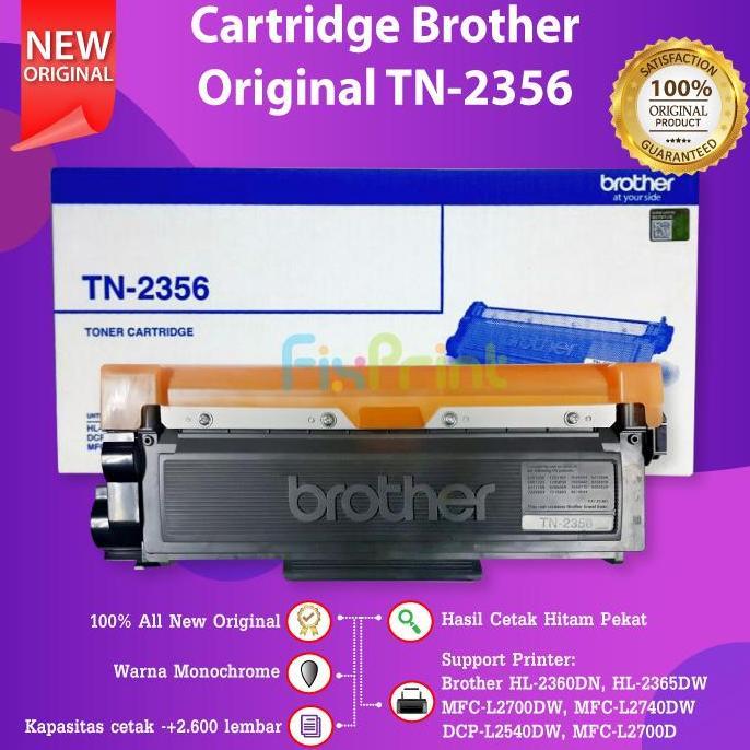 Tint- Toner Cartridge Brother Tn-2356 Tn2356 Tn 2356 Non