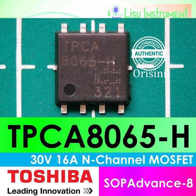 MOTRONICS TPCA8065-H 30V 16A N-CHANNEL MOSFET TPCA 8065-H SOPADVANCE-8 TOSHIBA ORIGINAL